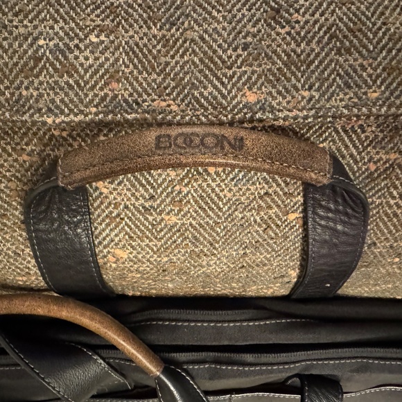 Men's Boconi Overnighter Garmet Bag - Dark Chocolate Brown (Pre Owned) - Picture 16 of 16